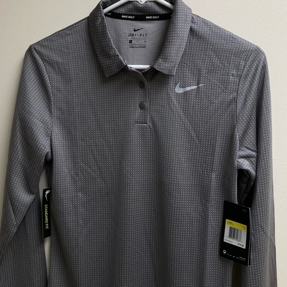 Nike Tops - NEW Nike Women's Golf Grey Long Sleeve Womens Size Small